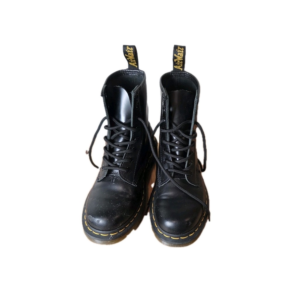 Dr. Martens 1460 Women's Original Smooth Leather Lace Up BootsBlack, Sz 5
